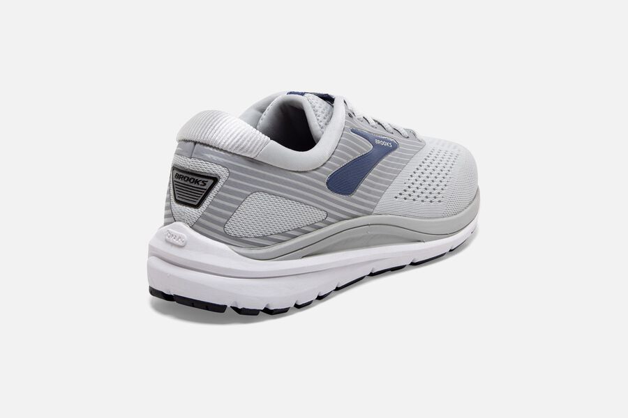 Brooks Addiction 14 Road Running Shoes Womens Grey/Blue 324076-BGS